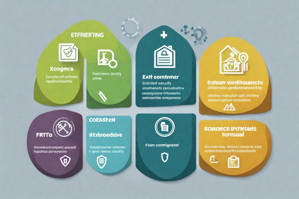 A diagram illustrating the four key benefits listed (Expertise, Efficiency, Security, Competitive rates). Use icons and brief text to make the benefits easily understandable at a glance.